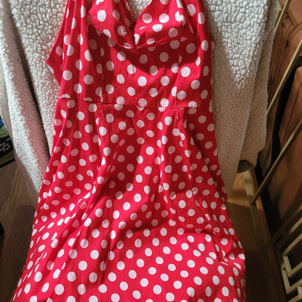 Halter swing dress